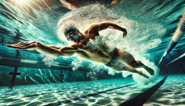 freestyle swimming image genrate